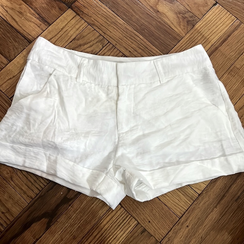 Aqua white shorts size: S